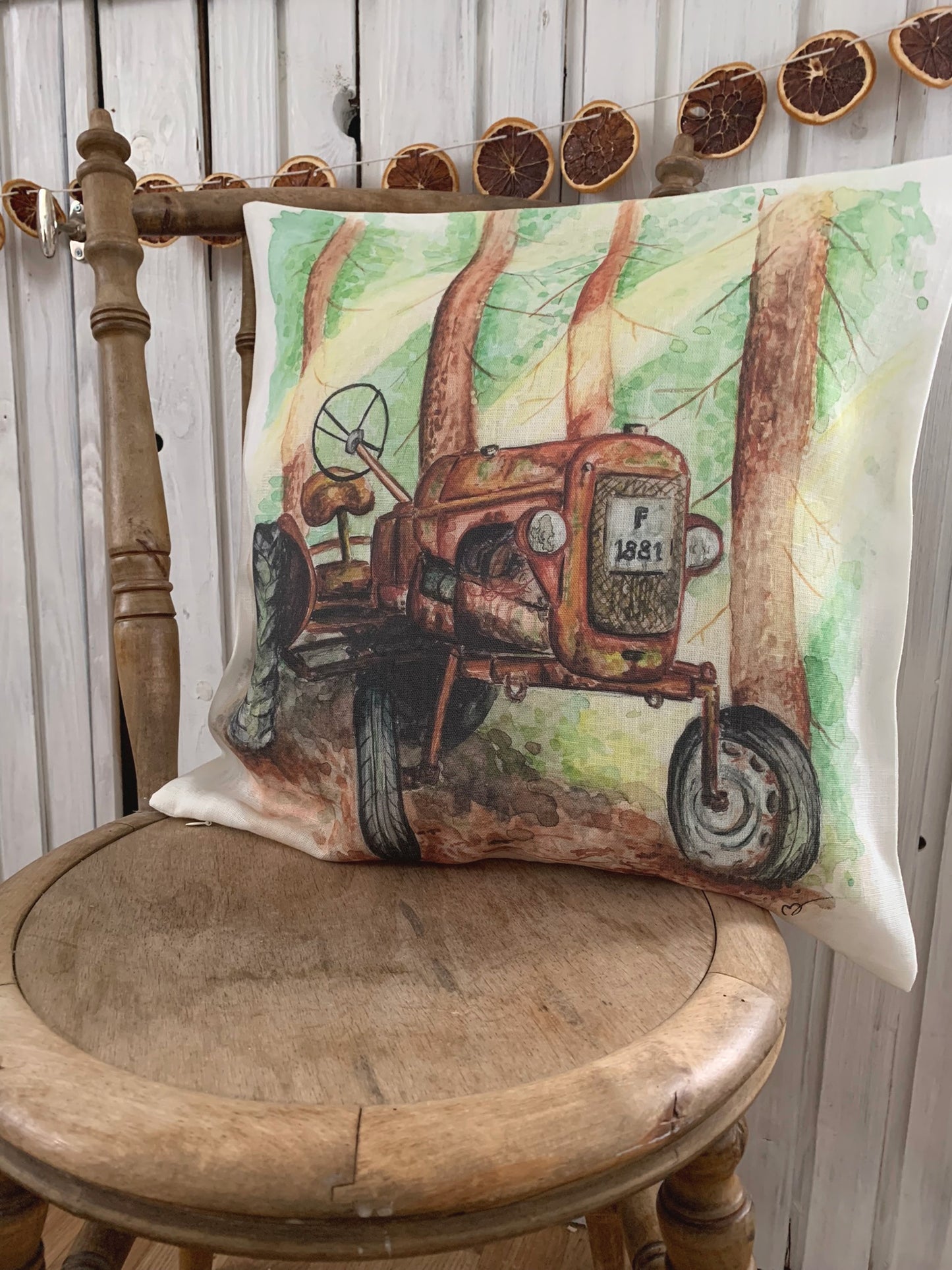 Kuddfodral - Traktor 45x45cm