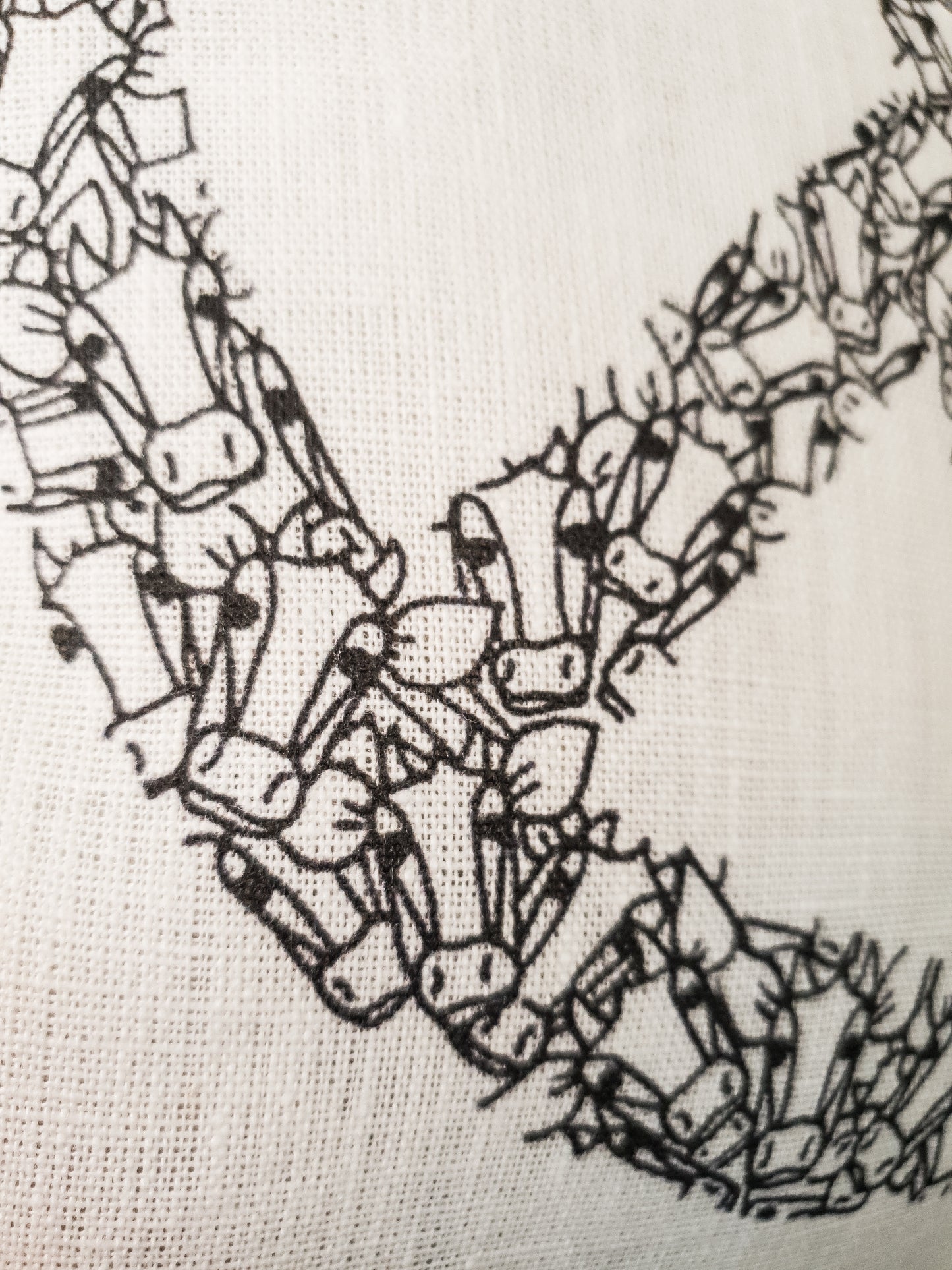 Kuddfodral - Peace Cows 45x45cm