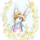 Mrs Alice Rabbit med påskliljor