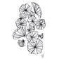 Line Art Blomma