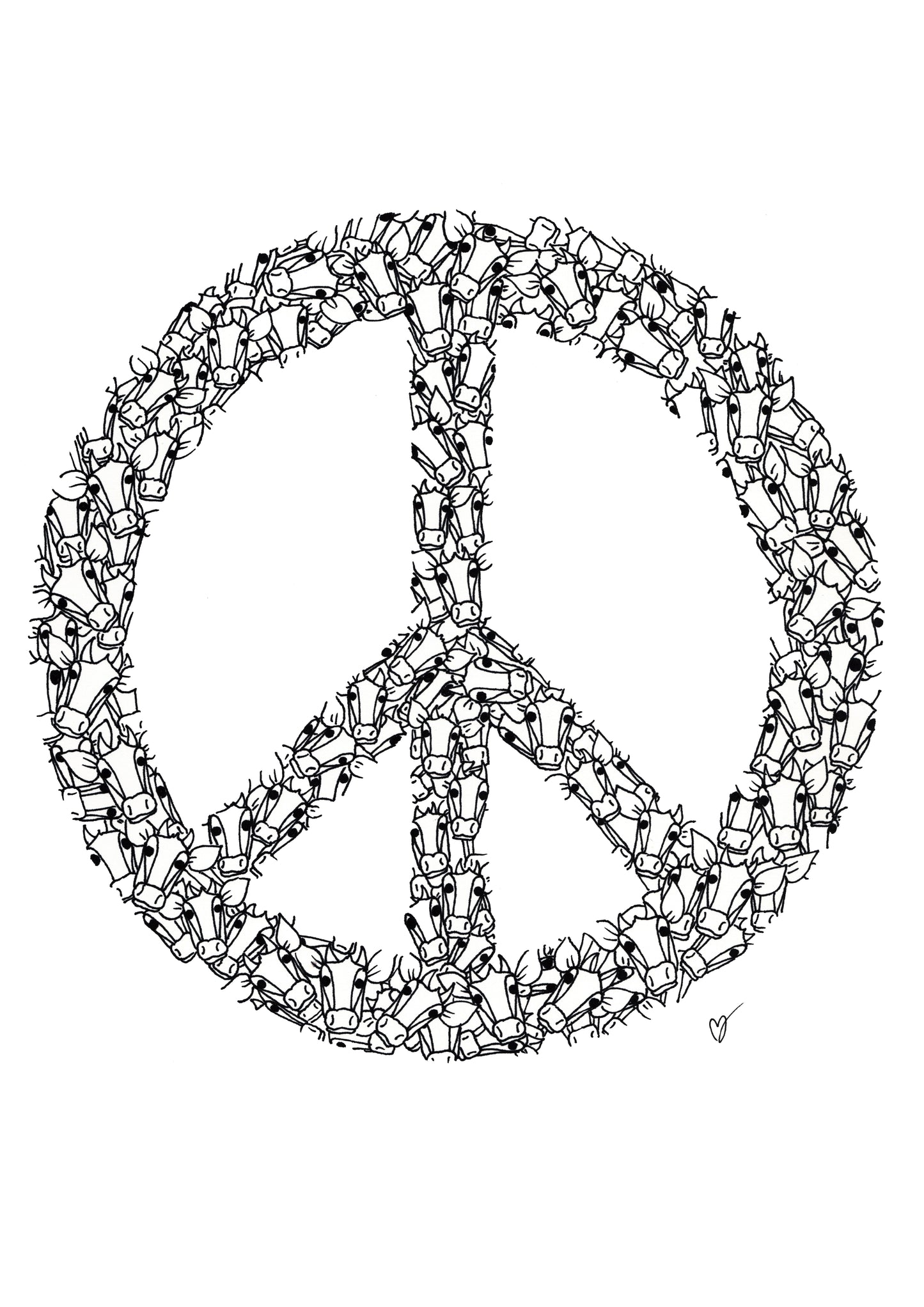 Peace Cow